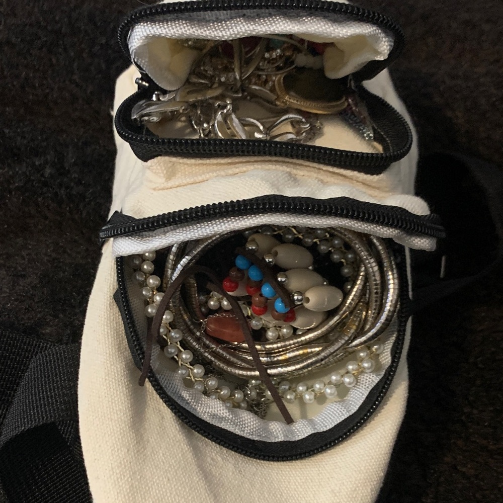 Jewelry Bundle in Stylish New Cream Bag